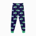 thumbnail image 4 of Zuwimk Big Girls Cute Pajama Sets Long Sleeve Lovely Sleepwear 2 Piece PJS Multiple Cartoon Jammies(Blue,6-7 Years), 4 of 7