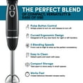thumbnail image 5 of Elite Gourmet 2-Speed 500W Hand Blender with Detachable Wand, Black & Stainless Steel, 5 of 6
