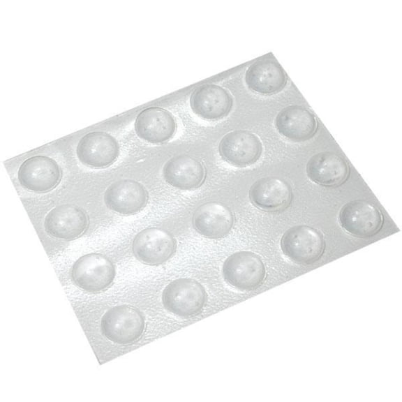 Bump Dots - Clear, Medium Rounded-Top Round Bump 20pk