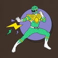 thumbnail image 3 of CafePress - Green Ranger Lightning Bolts Men's Value T Shirt - Men's Classic Graphic Cotton T-Shirt, 3 of 4