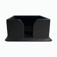 thumbnail image 3 of Soporte para notas Dacasso A1075 de piel negra, 8 x 8 cm, 3 of 6