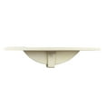 thumbnail image 5 of Renovators Supply Bathroom Drop-in Sink Square Self-Rimming Centerset Faucet Holes Grade A Vitreous China w/Overflow, 5 of 8