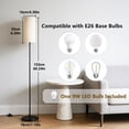 thumbnail image 4 of GUPUP Modern Floor Lamps for Living Room, 60" Tall Standing Lamp with Remote Control, 9W LED Bulb Included, 4 of 7