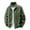 Army Green, variant on WTOBBY Men's Workwear Style Utility Jacket, Heavy-Duty Zippered Hooded Windbreaker with Multiple Pockets, Outdoor Tactical Water-Resistant Coat,Khaki L