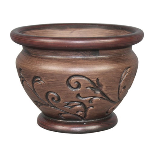 ATT SOUTHERN INC CRM-030690 6" Espresso Urn Planter by ATT SOUTHERN INC