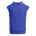 thumbnail image 3 of Kids Unisex Knit Sleeveless Shirts, Pocketed Hooded Tops for School & Outings, 5-14Y, 3 of 8