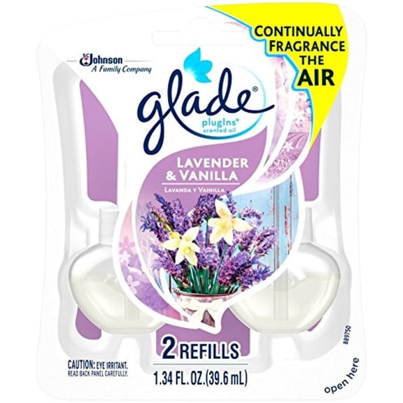 Glade Plugins Refill Lavender & Vanilla 2 Count (Pack of 3)