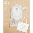 thumbnail image 2 of Disney Newborn Baby Layette Set - 6 Piece Disney Bodysuit Coveralls Sweatpants, Hat, Gift Bag (0-6M), 2 of 8