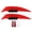 Red, variant on YAHHU Motorcycle Winglets Aerodynamic Wing Universal Motorbike Accessories for Electric Bike ATV UTV Light Blue