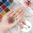thumbnail image 3 of 1200pcs 24 Colors Bulb Gourd Pins 0.87Inch Bulb Stitch Markers Metal Calabash Safety Pins Clothing Tag Pins for Knitting Stitch Markers Sewing Clothing DIY Craft Making DIY, 3 of 8