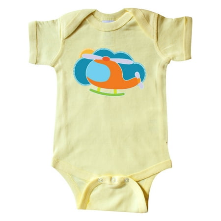 

Inktastic Helicopter For Boys Gift Baby Boy Bodysuit