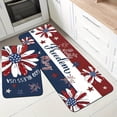 thumbnail image 4 of Washable Foldable Kitchen Mat Set, 3-Piece Flannel Non-Slip Rug for Kitchen Porch Laundry Bedroom Living Room, Soft Home Decor, 4 of 16