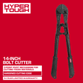 thumbnail image 2 of Hyper Tough 14 in Heavy-Duty Bolt Cutter with Comfort Grip Handles, 2 of 12
