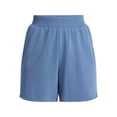 thumbnail image 3 of Athletic Works Women's Mineral Wash French Terry Shorts, Sizes XS-4X, 3 of 6