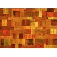 thumbnail image 1 of Ahgly Company Indoor Rectangle Patchwork Yellow Transitional Area Rugs, 5' x 8', 1 of 4