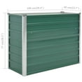 thumbnail image 6 of vidaXL Raised Garden Bed Planter Pot Flower Box Outdoor Galvanized Steel Green, 6 of 90