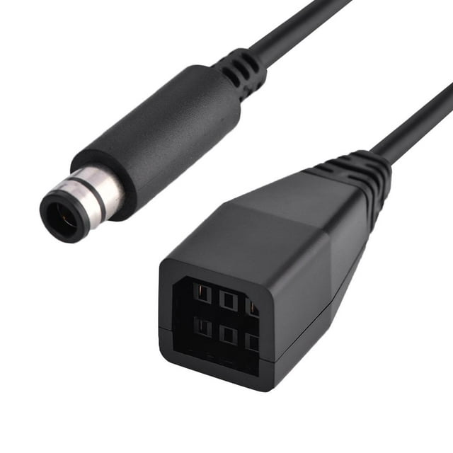 Tebru Power Supply Transfer Cable for XBox360 E,Adapter Converter Cord Power Supply Transfer Cable for Microsoft for Xbox 360 to for Xbox 360 E