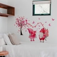 thumbnail image 5 of ABODELINE Valentine's Day Wall Decals Pink Heart Tree Gnome Wall Stickers Love Butterfly Valentines Stickers Heart Wall Decor for Living Room Anniversary Party Decor, 5 of 6