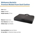 thumbnail image 4 of McKesson Bariatric Seat Cushion, Premium Gel with Molded Foam, 24 in x 18 in x 3 in, 1 Ct, 4 of 9