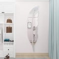 thumbnail image 5 of 2 juegos de pegatinas de pared acrílicas 3D para espejo de baño, 30 x 120 cm, forma de pluma, para dormitorio de adolescentes, dormitorio de niños, sala de estar, 5 of 5