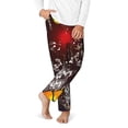 thumbnail image 2 of Hirioo Wolf With Wildflowers for Teenagers' Pajama Pants Womens Lounge Pants with Pockets Pj Bottoms Pants for Men-Medium, 2 of 6