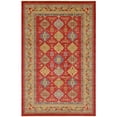 thumbnail image 1 of Unique Loom Tapis Vintage Géométrique Sahand 10' 6 x 16' 5 Rectangle Rouge/tan, 1 of 10