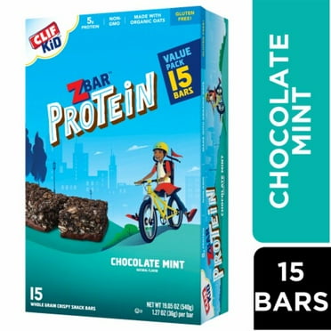 2X - Zbar Protein Chocolate Mint Snack Bars 15 ct