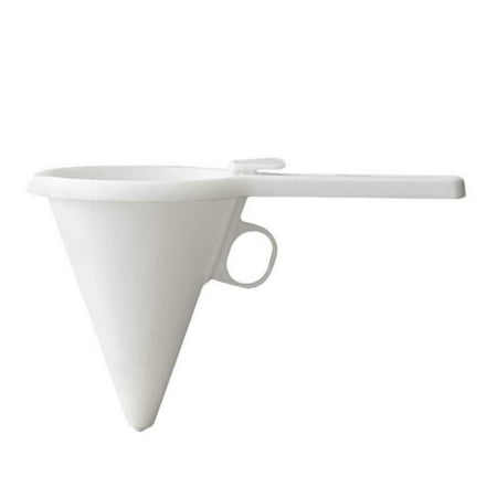 

Kitchen Diy Convenient Chocolate Candy Icing Funnel Mold White Foodgrade Plastic Pancake Cream Batter Dispenser