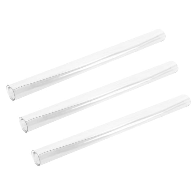 3X Mantel Impermeable Transparente Mantel de PVC Patrón SóLido Mantel A Prueba de Aceite Vidrio Mantel Suave 1.0mm