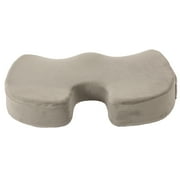 Art3d Gray 18 in. x 14.2 in. Premium Sciatica Back Pain Relief Orthopedic Memory Foam Coccyx Seat Cushion (1-Pack)