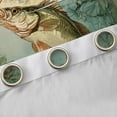 thumbnail image 4 of jejeloiu Big Bass Fish Black Out Curtains,Fishing And Hunting Curtains Pack of 2 (42x63 Each),Rustic Farmhouse Cabin Bedroom Curtains For Kids,Microfiber Bedroom Decor, 4 of 6