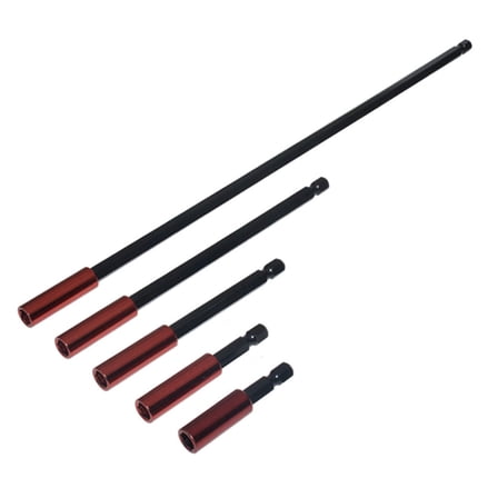 UNTERING 1/4” Shank Magnetic Power Driver Set Magnetic Electric Screwdriver Extension Bit Holder Extension Rod