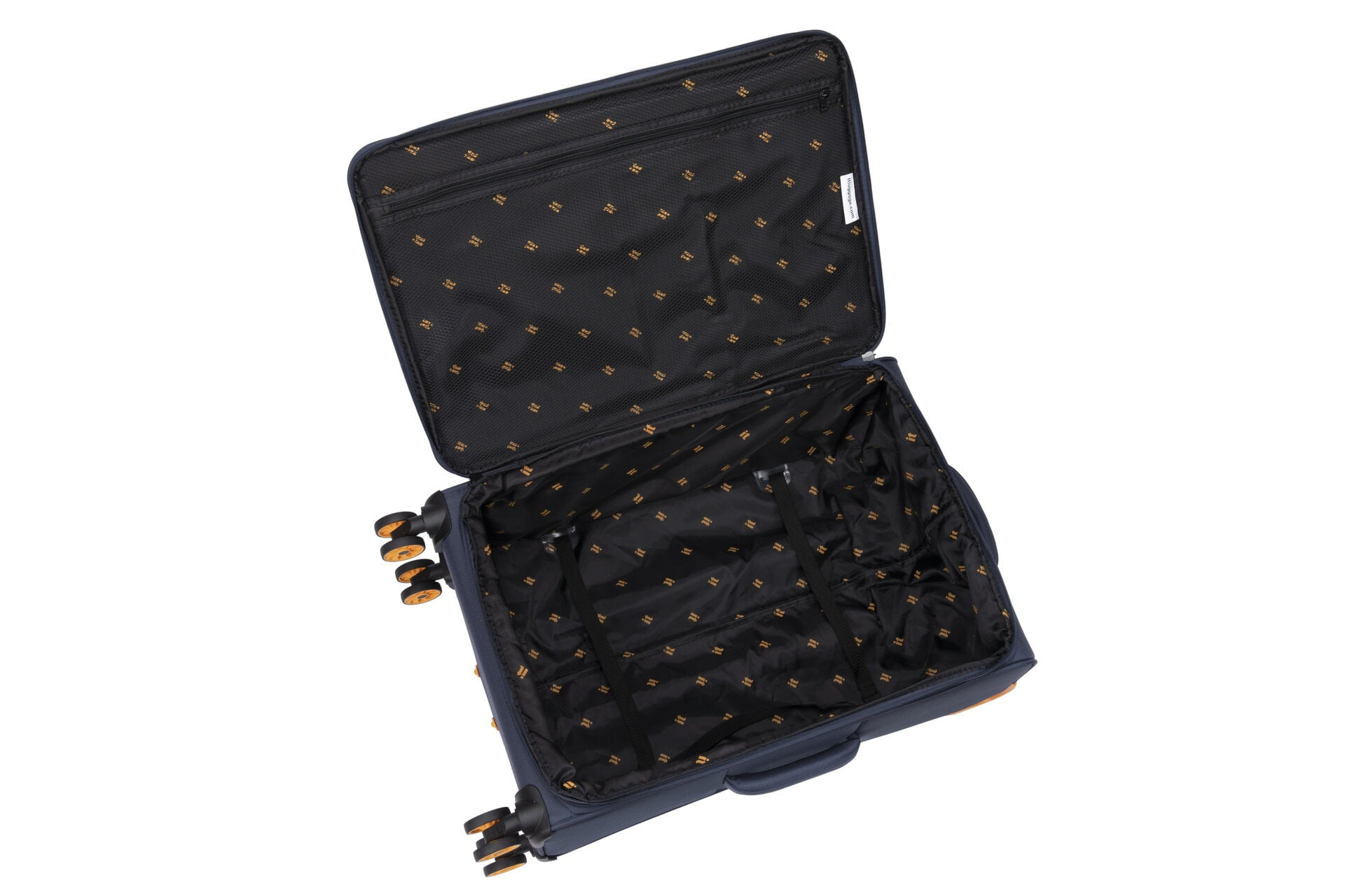 it luggage Compartment 32" Checked Softside 8 Wheel Expandable Spinner, Indigo Mood