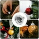 thumbnail image 3 of 100 Uds. Tapas de adornos de bolas de Navidad, perchas de adorno redondas de repuesto, tapas de adornos de Navidad de plástico Diy para decoraciones artesanales de árboles, 3 of 5