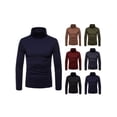thumbnail image 4 of FOCUSNORM T-shirt à Manches Longues en Maille Homme Casual Party Pull, 4 of 5