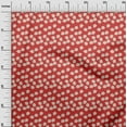 thumbnail image 3 of oneOone Georgette Viscose Red Fabric Floral Sewing Craft Projects Fabric Prints By Yard 42 Inch Wide-LG, 3 of 6