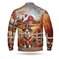 thumbnail image 2 of Thanksgiving Bulldog Pilgrim Grateful, Thankful, Blessed Fall Welcome All Over Print 3D Baseball Jacket Dog Lover Gifts Idea Bomber Jacket Softball - 00021, 2 of 6