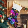 thumbnail image 5 of GZHJMY Mushroom Christmas Stocking, Personalized Large Candy Stocking Hanging Gift, Xmas Stockings Decoration for Family Holiday Party Ornaments Decor Fireplace, 5 of 7