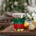thumbnail image 5 of 32-Piece Disposable Christmas Tableware Set with Red and Green Holiday Snowflake Design for Festive Parties, 5 of 7
