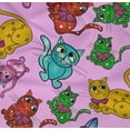 thumbnail image 4 of oneOone Cotton Poplin Twill Dusty Purple Fabric Kitten Cats Diy Clothing Quilting Fabric Print Fabric By Yard 56 Inch Wide-DYU, 4 of 4