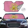 thumbnail image 2 of Balery Avocado Keep Calm Print Car Windshield Sun Shade,Windshield Sunshade for Car Pickup Truck SUV Accessories-Medium, 2 of 7
