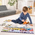 thumbnail image 3 of Melissa & Doug Traffic Jam Jumbo Jigsaw Floor Puzzle (24 pcs, 2 x 3 feet long) - FSC Certified, 3 of 10