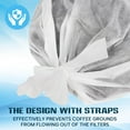 thumbnail image 5 of 50 PIECE Cold Brew Coffee Filters with Drawstring, 20" X 20" Cold Brew Bags for Cold Brew Coffee Makers, Brew Up To 5 LBS Coffee, 5 of 6