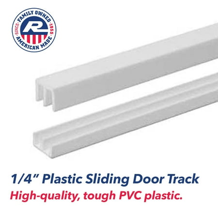 

1/4 WHITE PLASTIC SLIDING TRACK 6 LONG