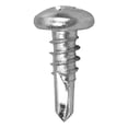 thumbnail image 1 of 100 tornillos autoperforante 8 x 1/2 pulgadas plata, 1 of 4