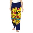thumbnail image 2 of Lsque PLANETA EN FORMA DE PIZZA Print Women's Pajama Pants, Lounge Pant - Comfortable Home Wear,Elastic Waistband, Stylish Design-XX-Large, 2 of 9