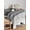 Gray, variant on Burnt Orange Ombre Stripe Table Cloth, Farmhouse Striped Gradient Waterproof Tablecloth for Rectangle Tables, Reusable Washable Fabric Table Cover for Restaurant Kitchen Dining Tables 54"x108"