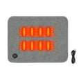 thumbnail image 3 of Mini USB Heating Blanket 23.62" x 19.7" - Portable Sherpa Heated Throw with 3 Adjustable Settings for Foot, Chair & Personal Warmth, 3 of 6