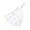 White, variant on Event & Party Cheerleading Handheld Flower Fan Shapes with High-Density Color Strips 2-Piece Performance Support Gear for Sports Activities and Cheering 2PCS