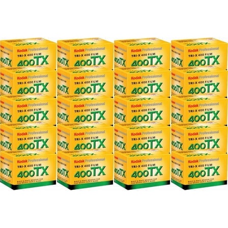 20 Rolls Kodak TX 400-36 35mm Tri-x Pan 35mm Black and White Film